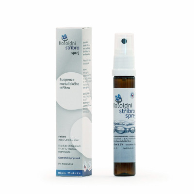 Koloidní stříbro sprej 25 ml | Alternativa deodorantu