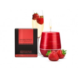 Afrodiziakální svíčka Magnetifico aphrodisiac candle Sweet strawberries