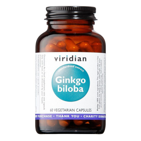 Ginkgo Biloba 60kapslí Viridian