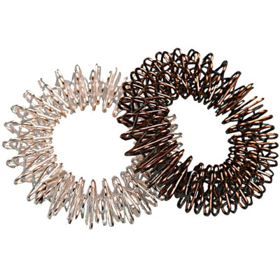 SU JOK Masážní prstýnek - stříbrný, průměr 27mm, pegrastore.cz