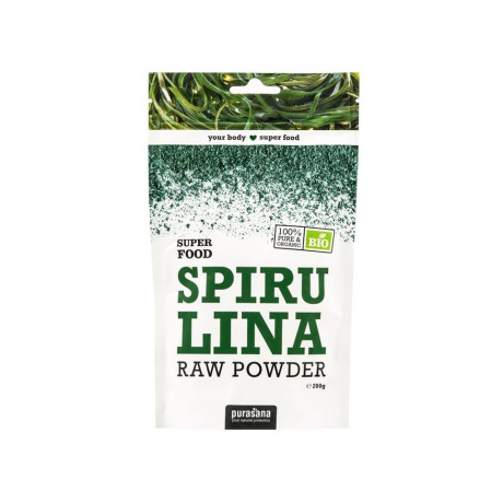Purasana Spirulina Powder Bio 200 g