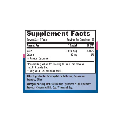 Haya labs Biotin Maximum 10,000 mcg 100 kapslí