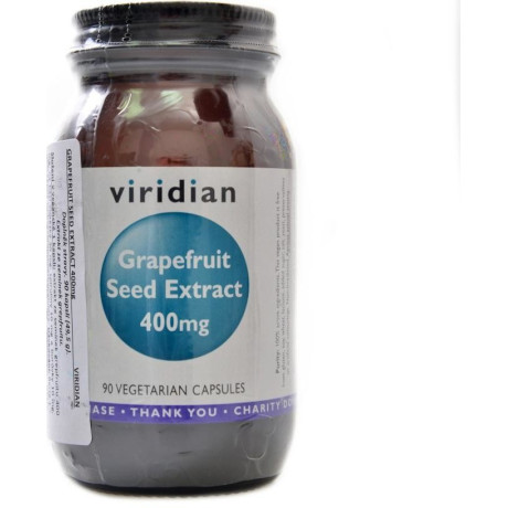 Viridian Grapefruit Seed Extract 400mg 90 kapslí (Extrakt ze semínek grepfruitu), PegraStore