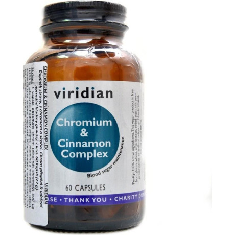 Viridian Chromium a Cinnamon Complex 60 kapslí