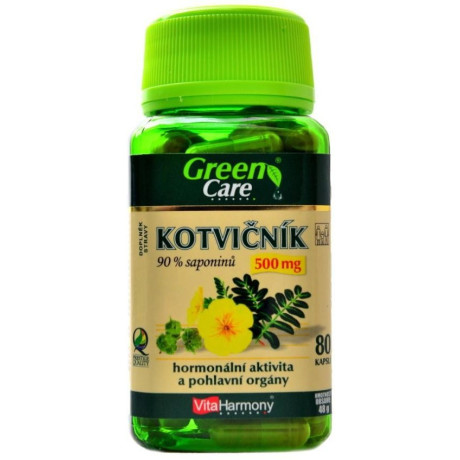 VITAHARMONY Kotvičník 500 mg 90% saponinů 80 cps.