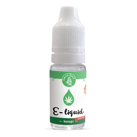 Zelená Země CBD e-liquid 1%, příchuť konopí 10 ml