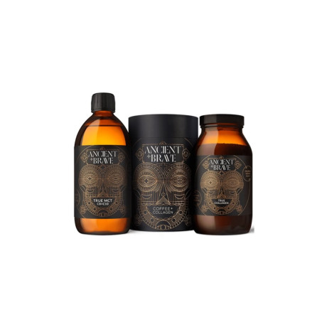 Ancient+brave Balíček 2 (Coffee + Collagen 250g, True MCT 500ml, True Collagen 200g)