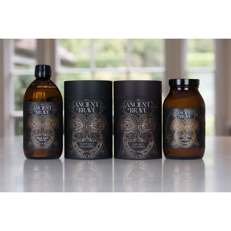 Ancient+brave Balíček 2 (Coffee + Collagen 250g, True MCT 500ml, True Collagen 200g)