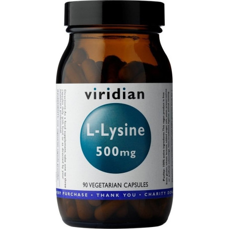 Viridian L-Lysine 90 kapslí, PegraStore.cz
