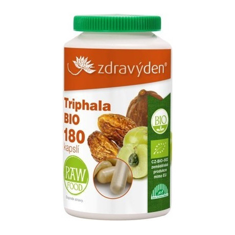 Zdravý den  Triphala BIO 180 Kapslí, PegraStore.cz