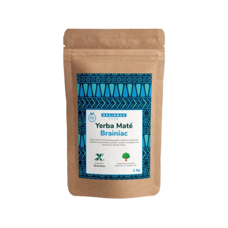 BrainMax Organic Yerba Maté - Brainiac, 1000 g