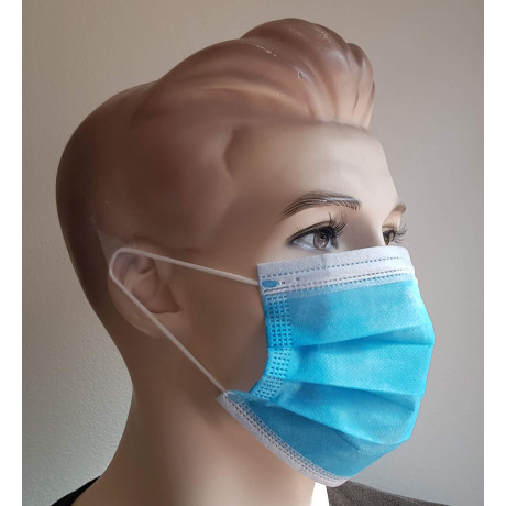 ÚSTENKA ROUŠKA MEDICAL 3-VRSTVÁ JEDNORÁZOVÁ 50KS