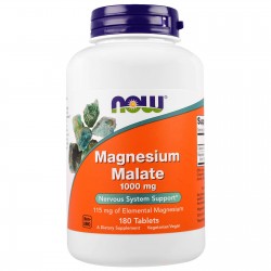 NOW Magnesium Malate, 180 tablet