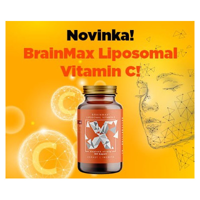 BrainMax Liposomal Vitamin C, Lipozomální Vitamín C, 500 mg, 60 rostlinných kapslí