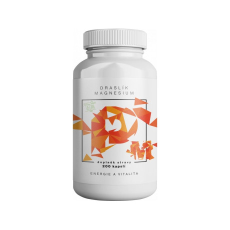BrainMax Draslík Magnesium, Draslík citrát + Hořčík malát, 200 rostlinných kapslí, PegraStore.cz
