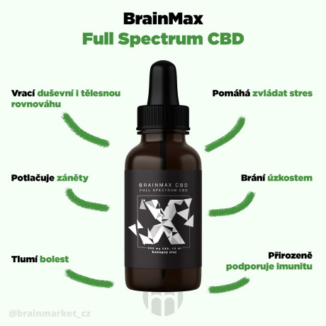 BrainMax CBD RELAX, 25%, 10 ml