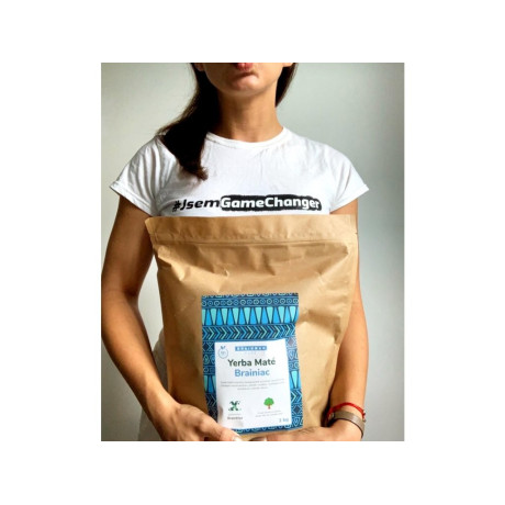 BrainMax Organic Yerba Maté - Brainiac, 1000 g