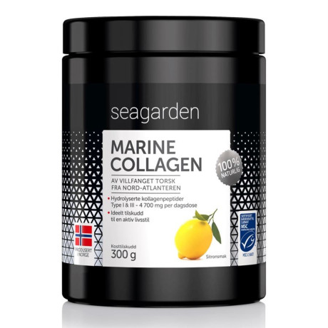 Seagarden Marine Collagen 300g citrón