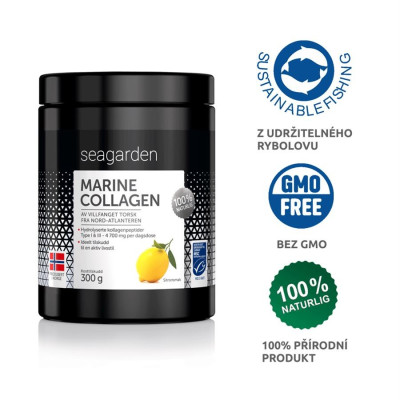 Seagarden Marine Collagen 300g citrón