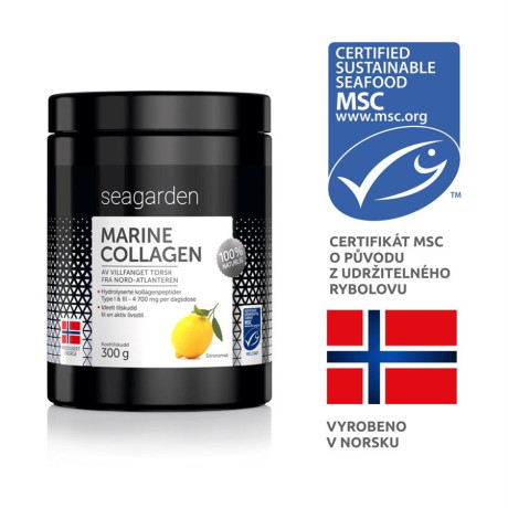 Seagarden Marine Collagen 300g citrón