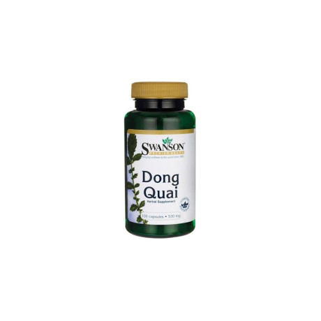 Swanson Dong Quai (Andělika čínská), 530 mg, 100 kapslí