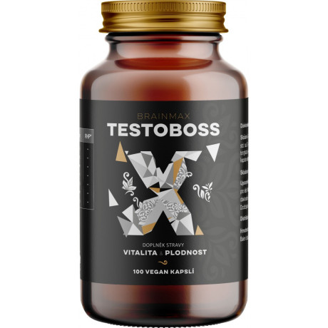 BrainMax Testoboss, 100 vegan kapslí, pegrastore.cz