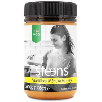 Steens RAW Manuka Honey 85+ MGO 500g