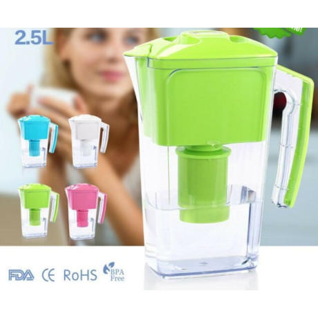 Filtrační alkalická konvice Naturgreen "Slim" 2,5 l