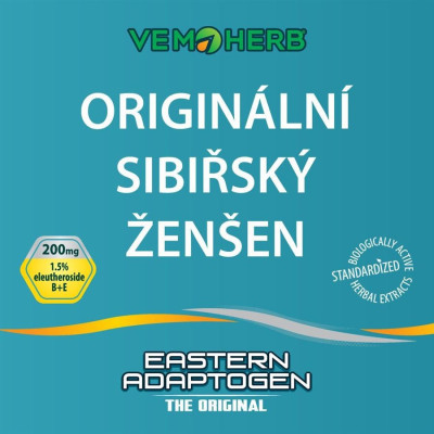 VemoHerb  Eastern Adaptogen 60 kapslí