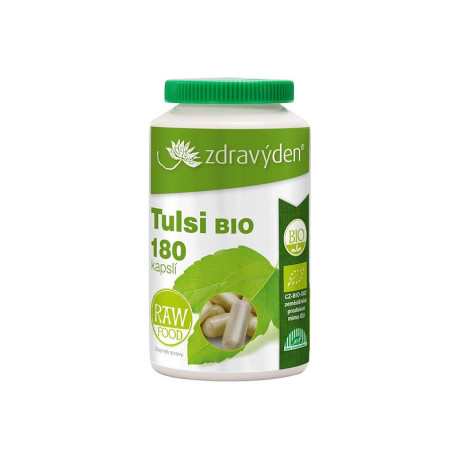 Tulsi BIO 180 Kapslí pegrastore.cz