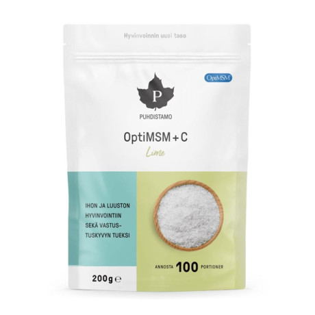 Puhdistamo OptiMSM + C 200g lime