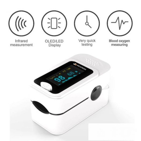 Naturgreen prstový pulzní oxymetr - bílý