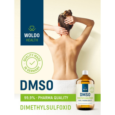 WoldoHealth DMSO dimethylsulfoxid 99,9% 1000 ml