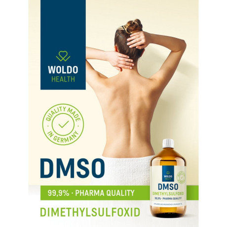 WoldoHealth DMSO dimethylsulfoxid 99,9% 1000 ml