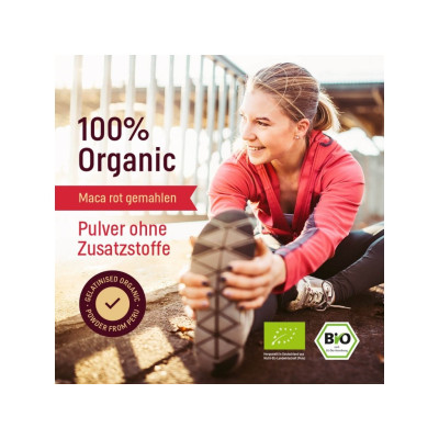 WoldoHealth Maca červená BIO prášek 300g