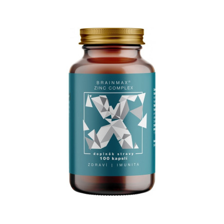 BrainMax Zinc Complex, 100 rostlinných kapslí, PegraStore.cz