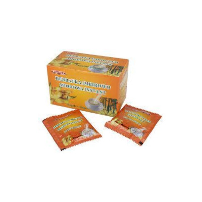 Instantní zázvorový a medový čaj 12 sáčků