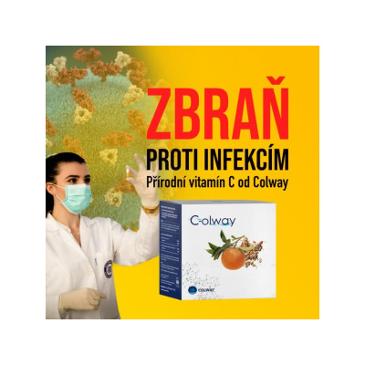 Colway Vitamín C-olway | 100 tobolek | Podpora imunity | Pegrastore