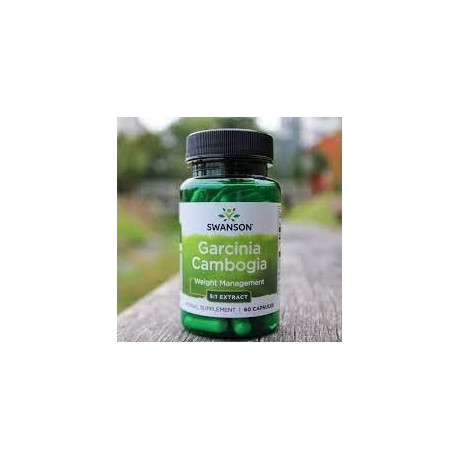 Swanson Garcinia Cambogia 250 mg, 60% kyseliny hydroxycitrónové, 120 rostlinných kapslí