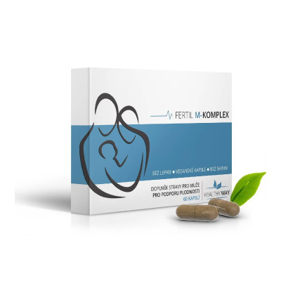 Healthy way Fertil M - Komplex pro mužskou plodnost 60 kapslí