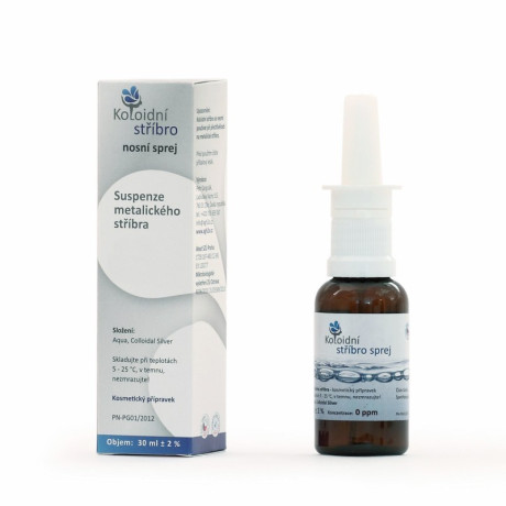 Koloidní stříbro 30 ml s aplikátorem | Přírodní antibiotikum | Pegrastore