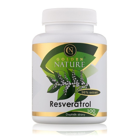 Golden Nature Resveratrol 98% 100 cps. PegraStore.cz