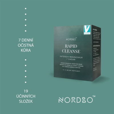 Nordbo Rapid Cleanse 28 kapslí (Rychlý detox)