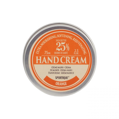 SPORTIQUE Krém na ruce a nehty s 25% bambuckého másla – Pomeranč, Pegrastore