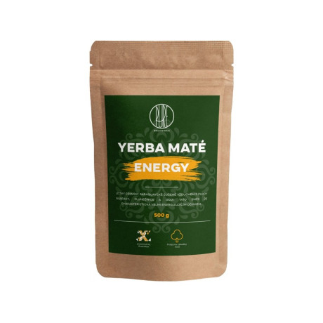 BrainMax Pure Organic Yerba Maté - Energy, 500 g, PegraStore.cz