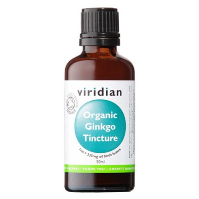 Viridian Ginkgo Biloba Tincture 50ml Organic