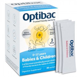 Optibac Babies & Children (Probiotika pro miminka a děti) 30 x 1,5g sáček