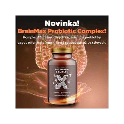 BrainMax Probiotic Complex (Probiotika), 60 enterosolventních kapslí