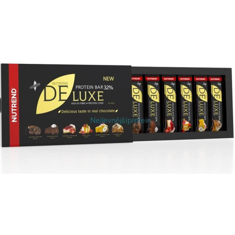 NUTREND DELUXE PROTEIN BAR 6 X 60 G - DÁRKOVÉ BALENÍ