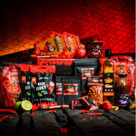 Hot chip EXTRÉMNĚ PÁLIVÝ DÁRKOVÝ BALÍČEK, PegraStore.cz